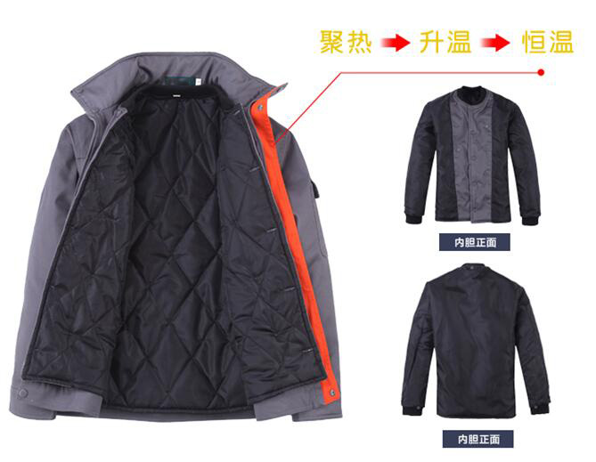 图片[2]-一衣两穿的短款防寒棉服