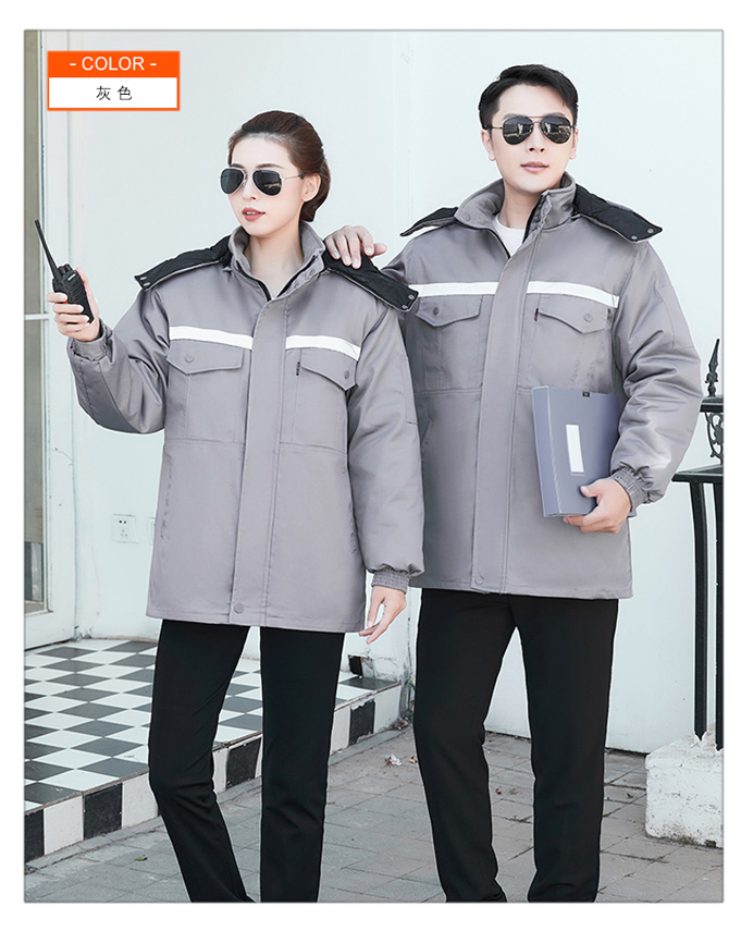 图片[4]-棉衣冬季工作服男女劳保服套装加厚棉袄