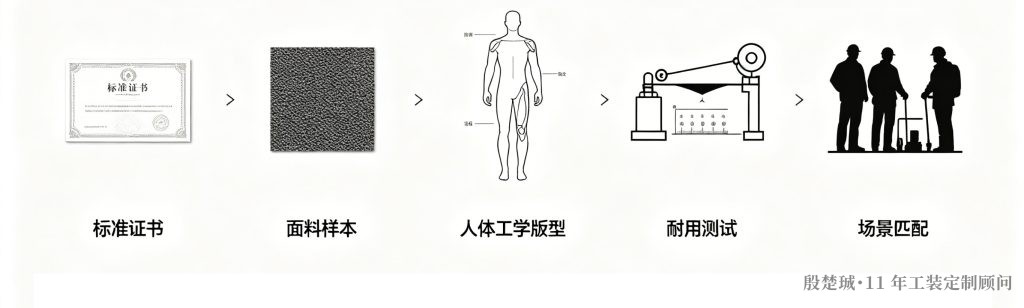 阻燃服选购五步法 看标准 看面料 看舒适度 看耐用性 看场景