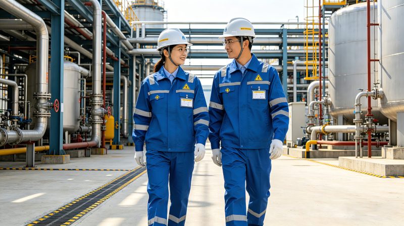 防静电工装不是穿个样子,而是企业的“生命防护线”_时尚工作服网