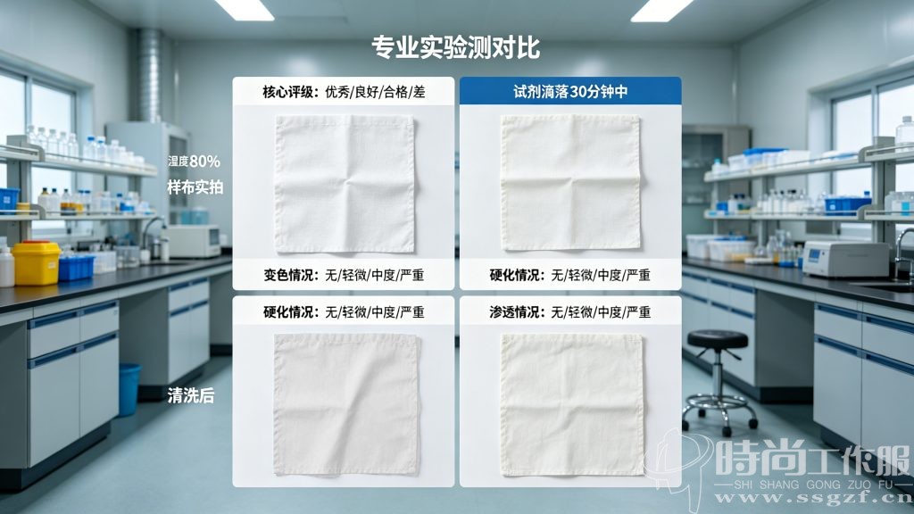 检验科工装耐酸碱腐蚀实测数据对比高清图