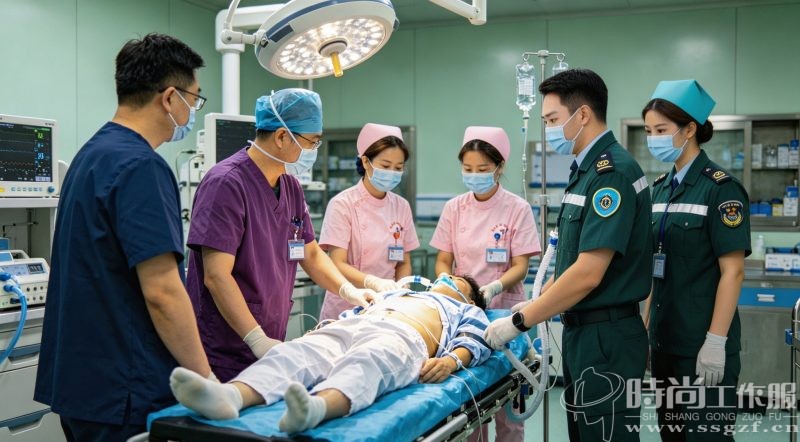 急诊科医生服装暗语：颜色越深越累_时尚工作服网