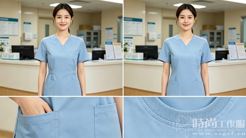 Figs 医护服平替测评 Casma 三口袋上衣国内对标款 高性价比机能风医护服