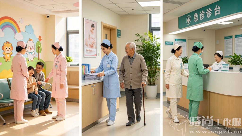 医院导诊服合规配色 