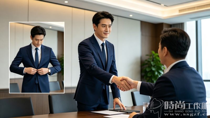 销售总监说：谈百万大单我从不穿修身款_时尚工作服网