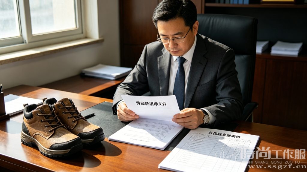 企业劳保鞋招标参数模板与国标文件实拍，采购经理办公场景合规招标指南