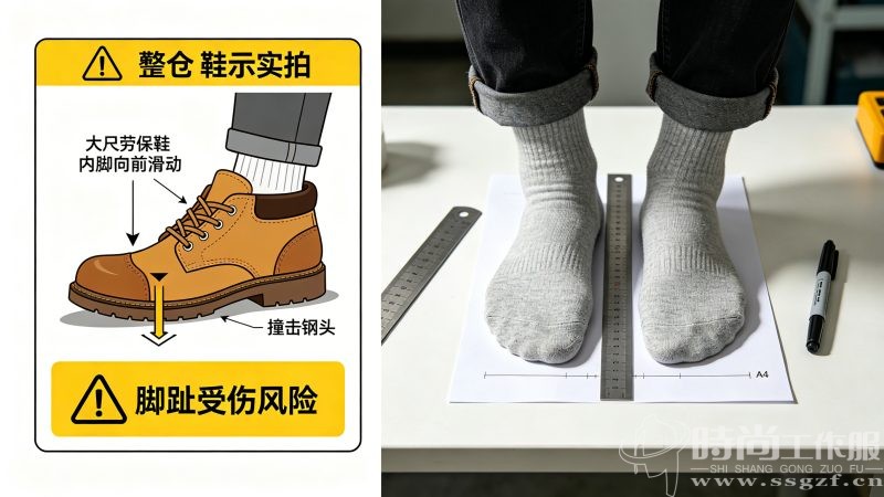 尺码选错步步惊心，劳保鞋一定要买大一码吗？_时尚工作服网