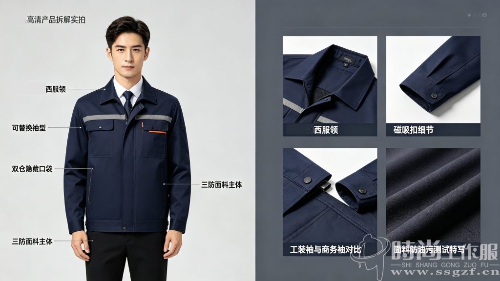 西服领模块化工装核心设计拆解实拍图