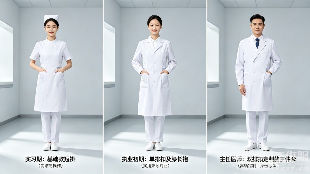 从实习到主任医师 医护工装全职业阶段对比高清实拍图