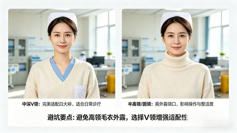 医护毛衣怎么选？外穿保暖不沾毛絮_时尚工作服网