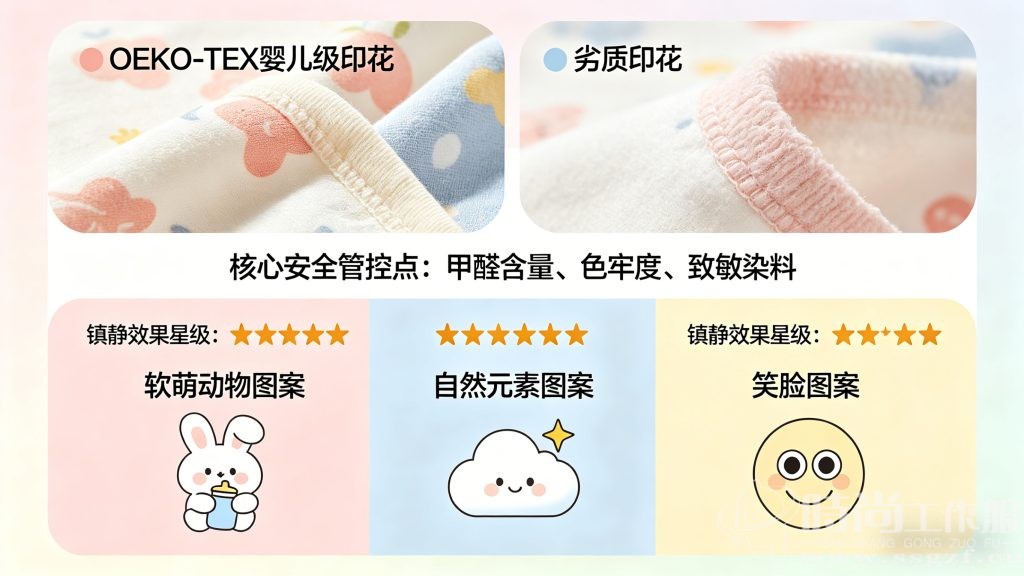 儿科护士服卡通图案安全标准与心理效果对比高清图