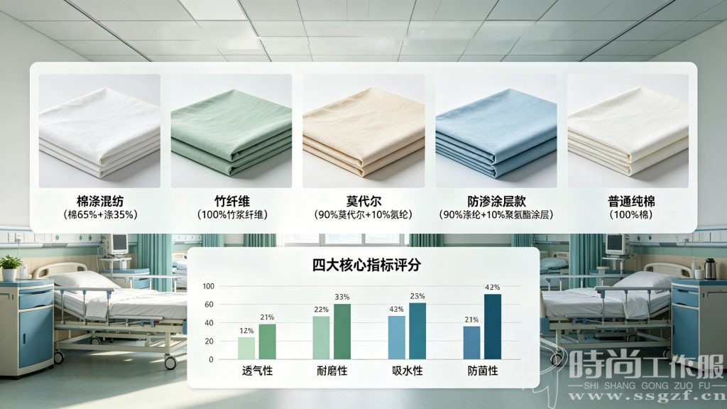 医用床单 5 大材质四维性能对比与全维度横评图解