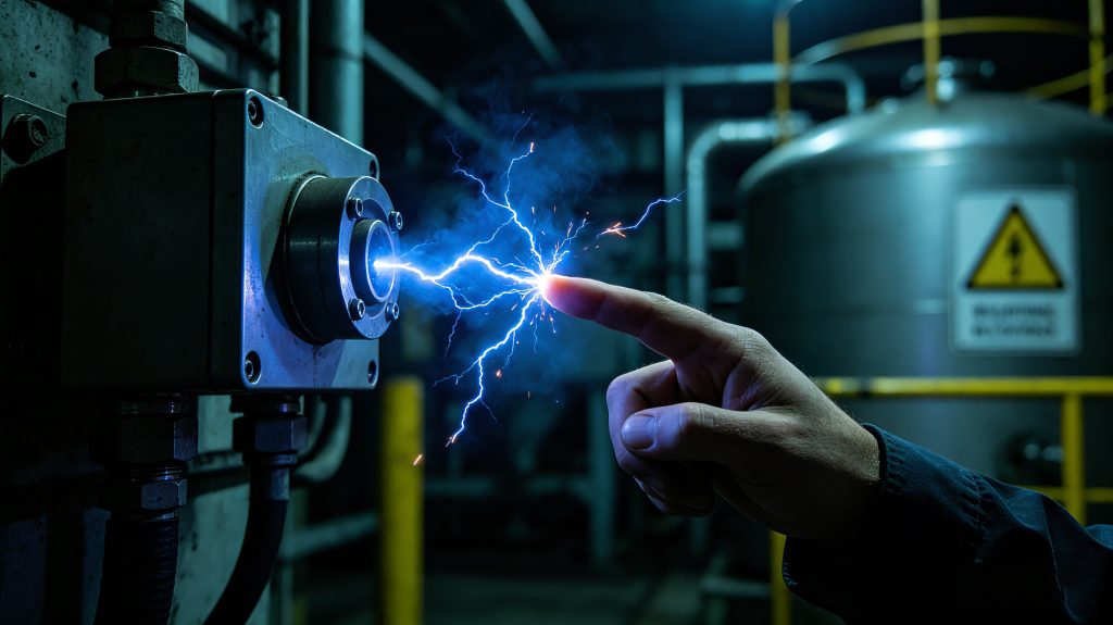 静电火花与事故警示