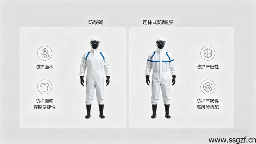 高校/科研/质检实验室 防酸碱服推荐方案 分体 连体