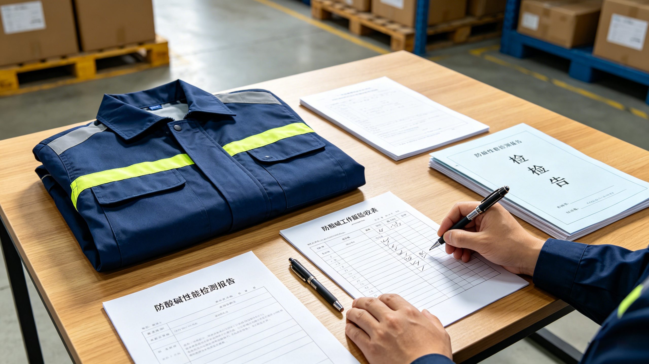 2026新标防酸碱服采购验收核对表_时尚工作服网