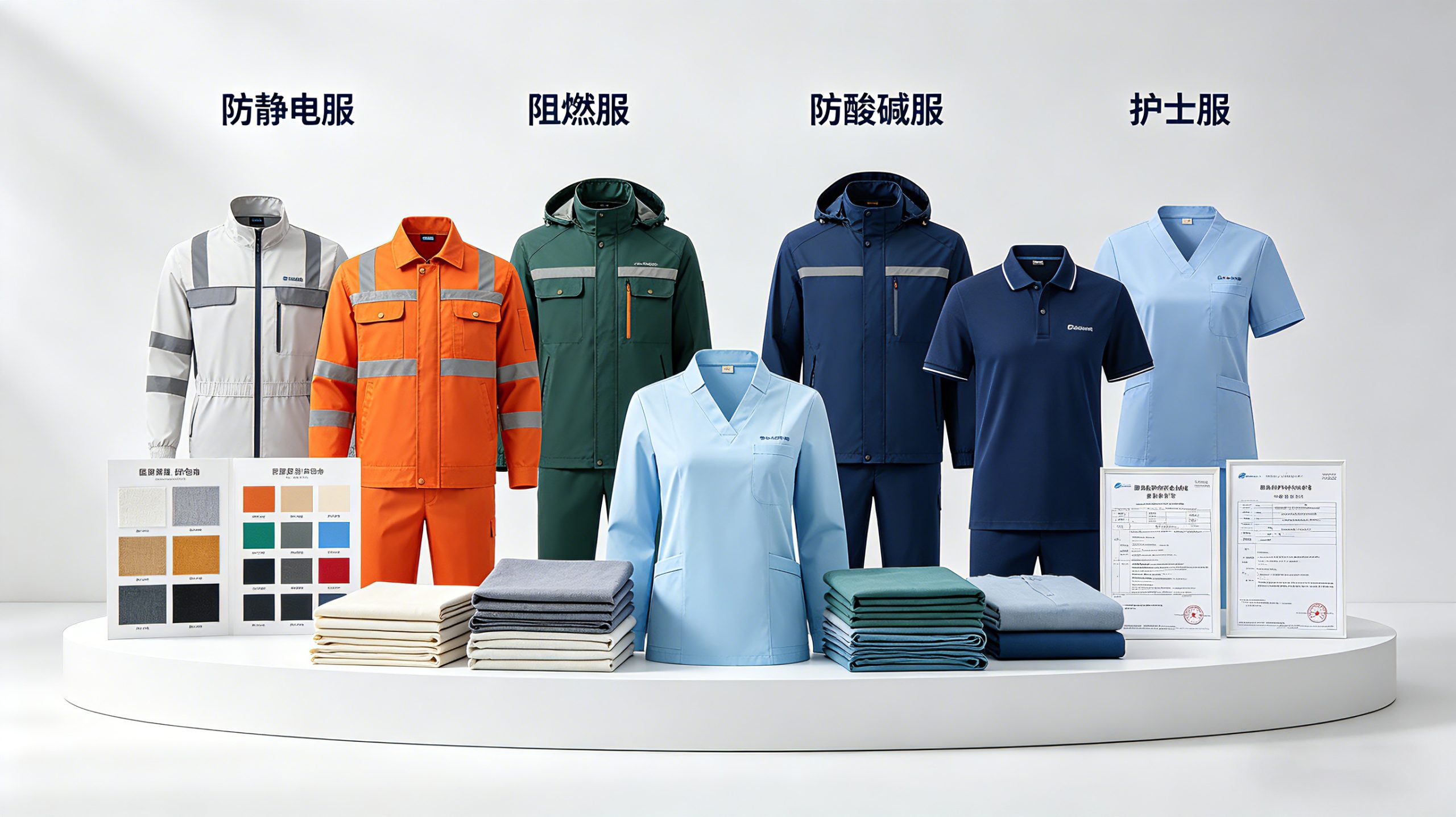 时尚工作服网_功能性工装定制专家_防静电·防酸碱·医用服装_劳保鞋_殷楚珹