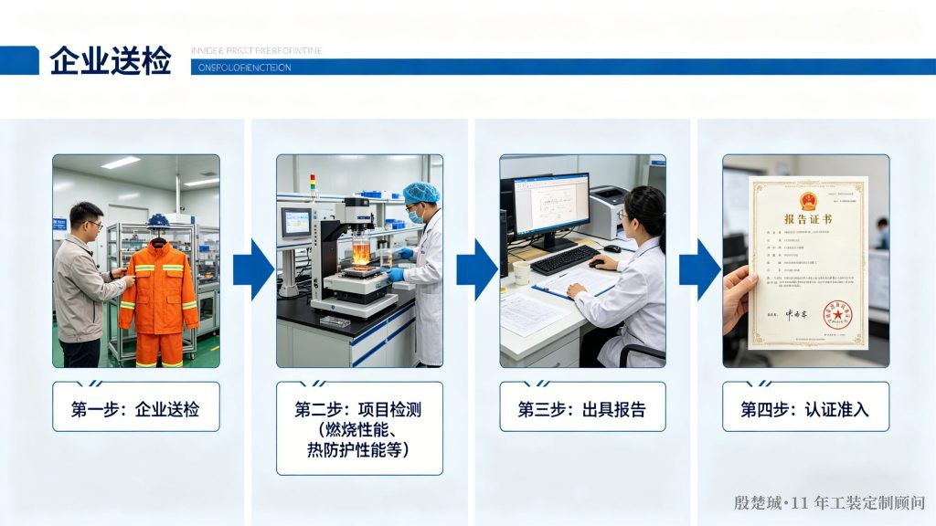 GB 8965.1-2020阻燃服检测认证流程步骤
