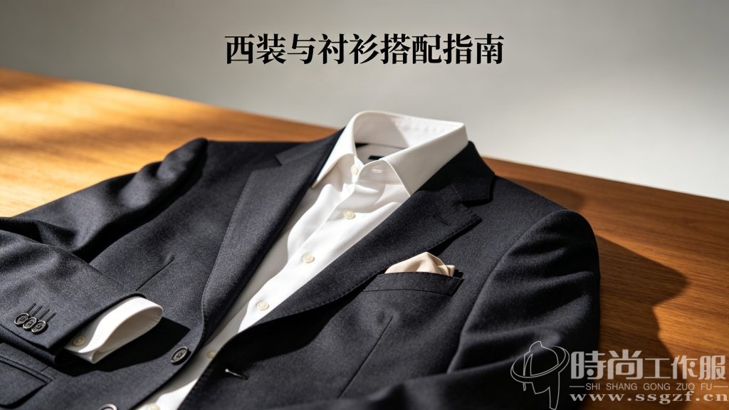 行政职业装免烫面料与袖口耐磨包边工艺细节