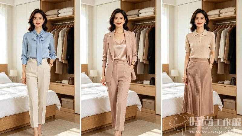 通勤党必存！早八人 10 秒出门穿搭公式_时尚工作服网