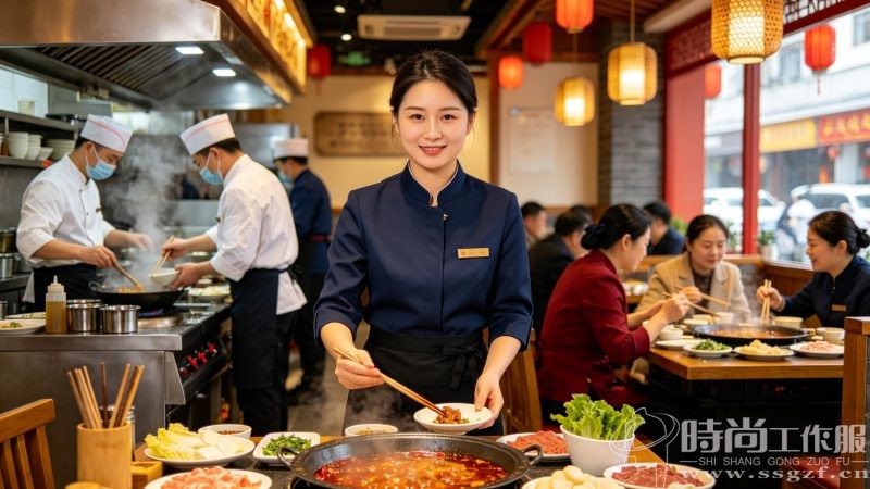 火锅店员工服，这样选才不吸味_时尚工作服网