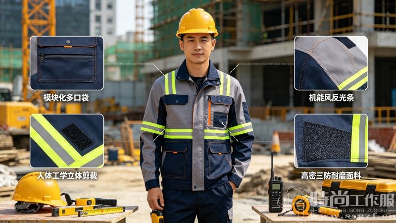 工地上的 “弄潮儿” 全靠这几点_时尚工作服网