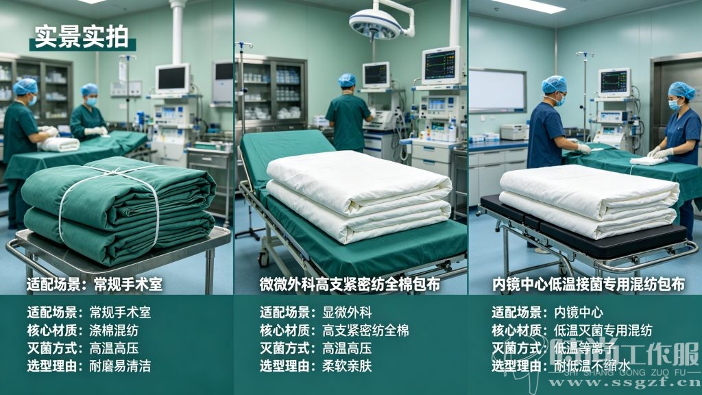 医院不同灭菌方式与手术场景手术包布适配方案实拍