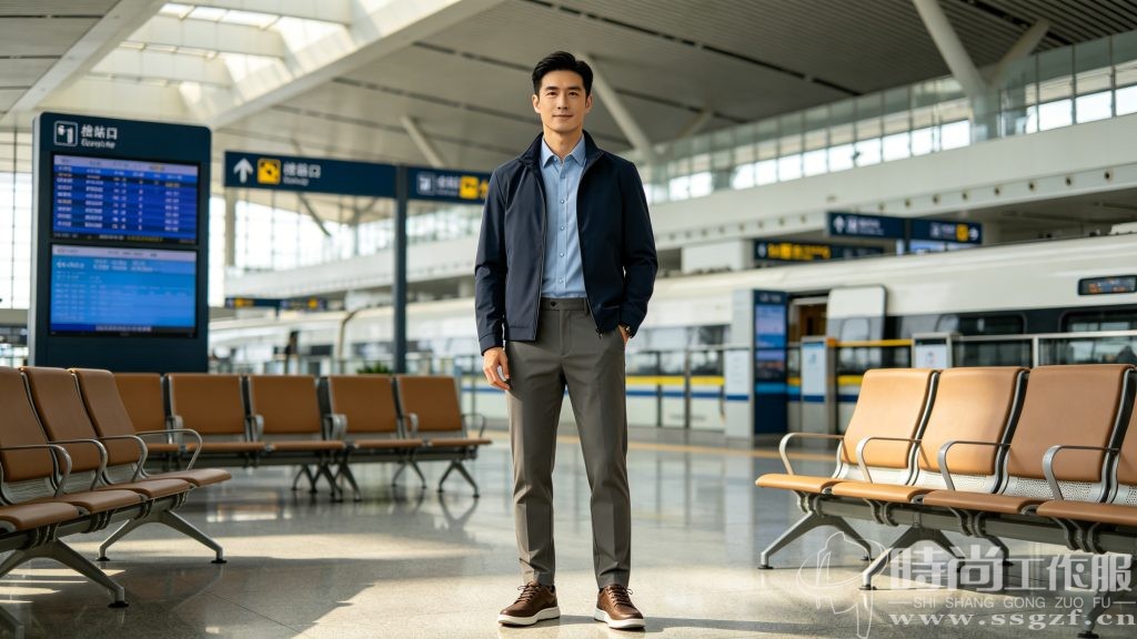 商务夹克差旅 + 团建场景搭配展示 全场景穿搭方案