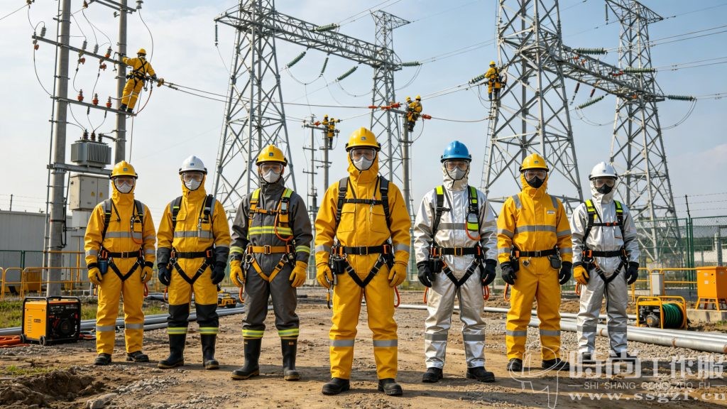 电力行业电弧防护服配置清单 全岗位选型 带电作业防护装备 时尚工作服网