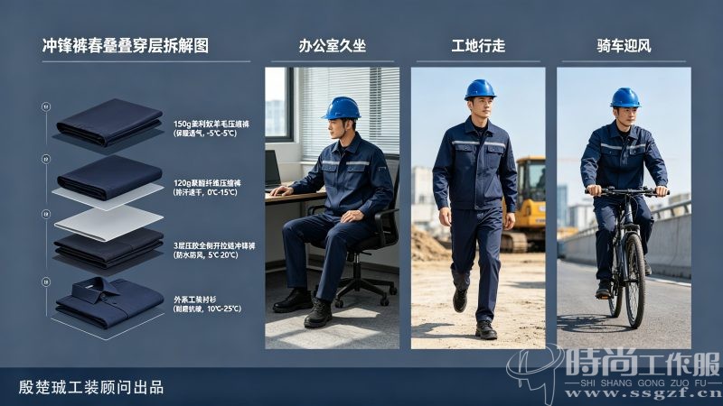 一条冲锋裤穿四季？殷顾问春季叠穿底层逻辑_时尚工作服网