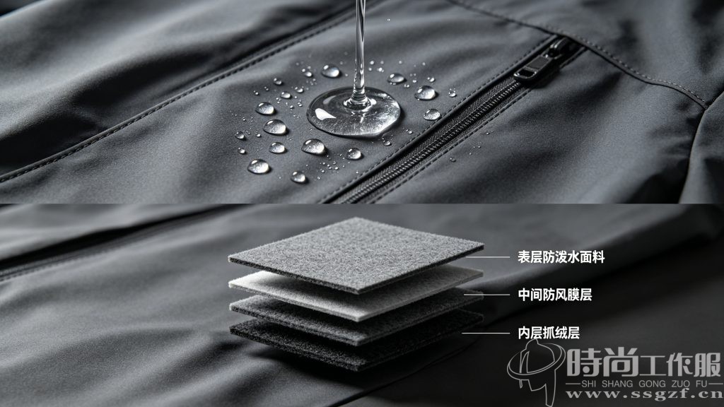 工装款软壳衣防风防泼水核心面料技术解析 殷楚珹 工作服定制顾问