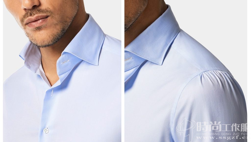 时尚工作服网 衬衫领座工艺对比 工服衬衫避坑指南 殷楚珹工装顾问