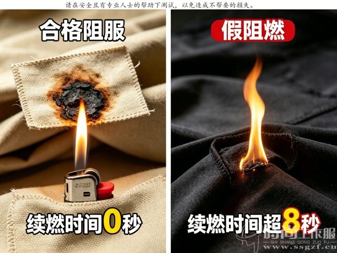 阻燃服会 “假阻燃”？看懂这俩数字不被骗_时尚工作服网
