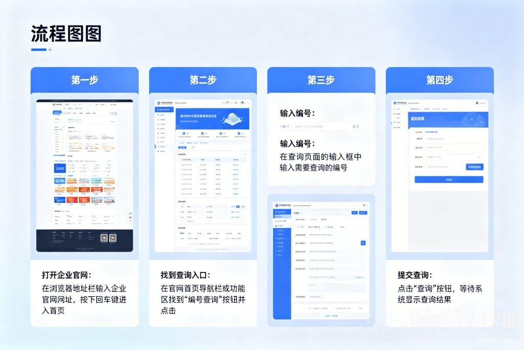 CNAS 官网检测报告查询步骤示意图