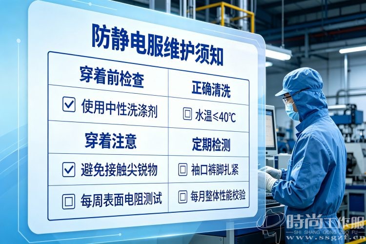 防静电服越穿越麻手怎么办?5 分钟诊断流程图 + 解决方法
